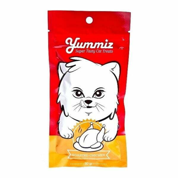 חטיף לחתולים יאמיז עוף צלוי - 50 גרם