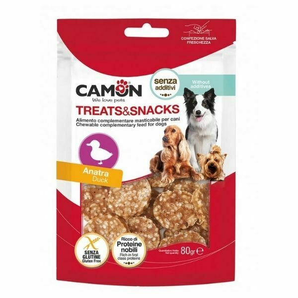 קמון חטיף מדליוני ברווז ואורז 80 גרם