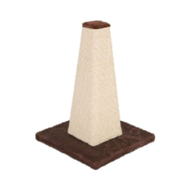 קונוס גירוד מרובע חום לחתולים