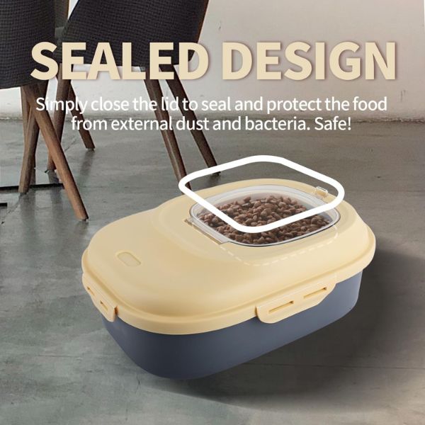 מיכל אחסון מתקפל איכותי לאוכל + כף - 25 ליטר