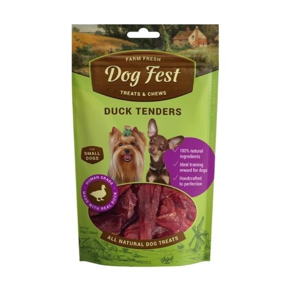 דוג פסט חטיף לכלבים פילה ברווז - 55 גרם