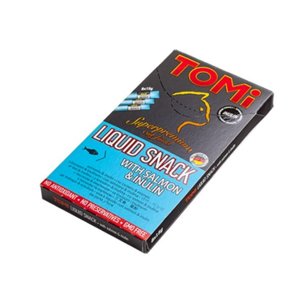 טומי חטיף נוזלי לחתולים עם סלמון 120 גרם