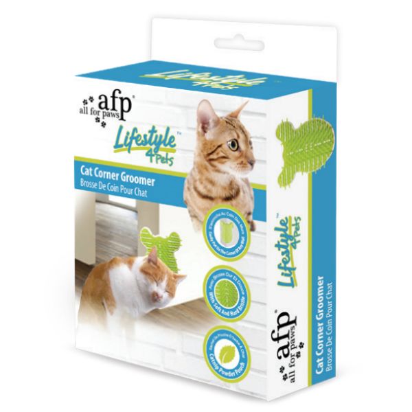 פינת עיסוי וטיפוח לחתולים AFP