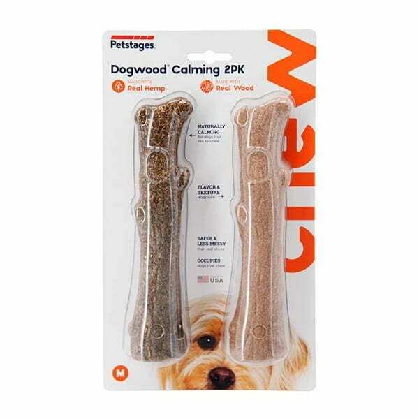 Pet Stages - שני עצי לעיסה טבעי ועם תוספת Hemp לרגיעה טבעית