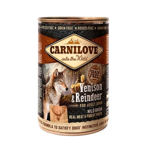 קרנילאב מזון רטוב שימורים צבי ואייל – 400 גרם