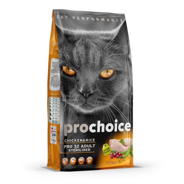 פרוצ'וייס עוף ואורז - 15 ק"ג