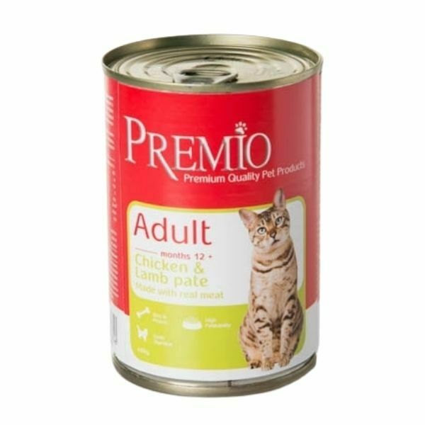 פרמיו עוף וכבש שימורים פטה לחתולים - 400 גרם