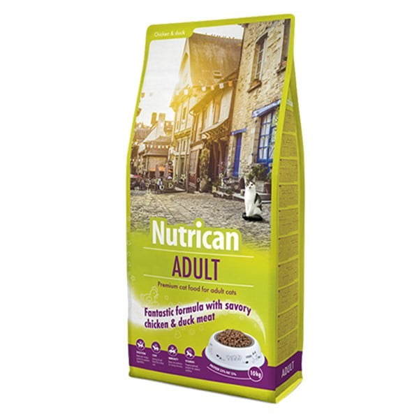 נוטריקן אדולט - מזון מלא על בסיס עוף לחתולים בוגרים