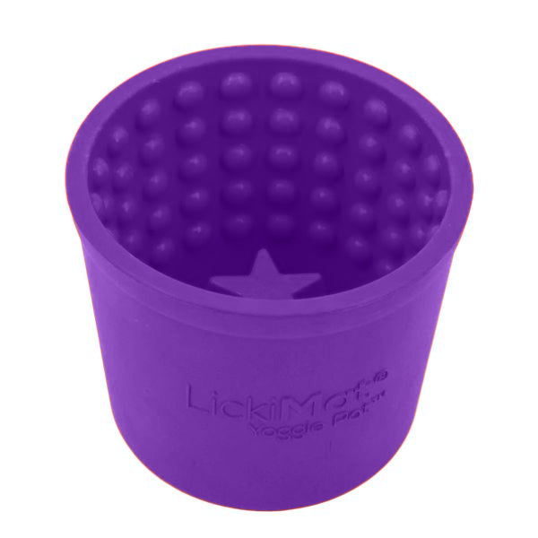 ליקי מט Yoggie Pot כוס האכלה וליקוק - סגול