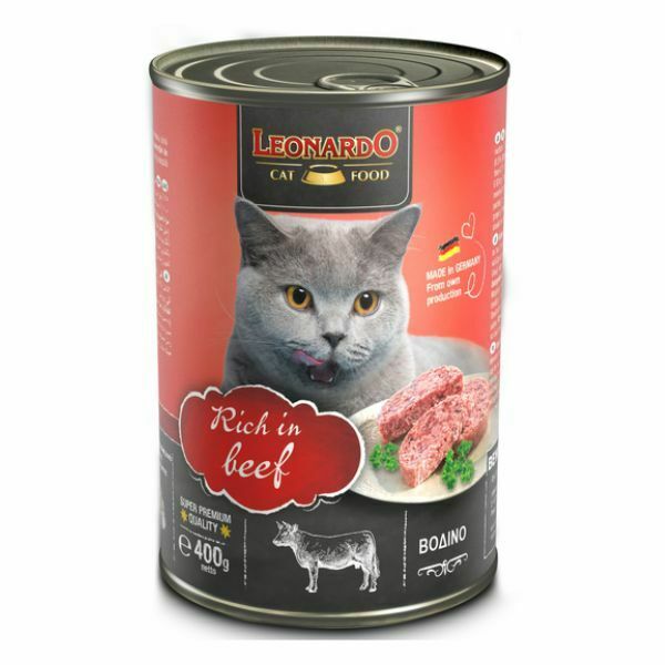 לאונרדו מעדן שימורים בקר לחתולים - 400 גרם