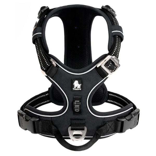 רתמה מלאה מרופדת טרו לאב True Love *דגם משופר* שחור - XL