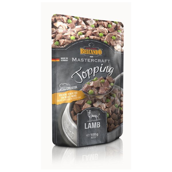 בלקנדו מאסטרקראפט טופינג 100% כבש ואפונה 100 גרם