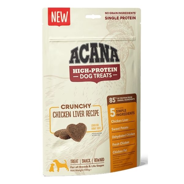 חטיף אקאנה קראנצ'י כבד עוף - 100 ג'