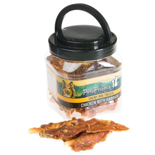 פטס פרוגקט מקל לעיסה עטוף עוף אריזת חסכון - 400 גרם