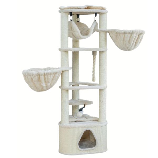 Catagat Valkira מתקן גירוד לחתולים מפואר ויוקרתי - 160 ס"מ