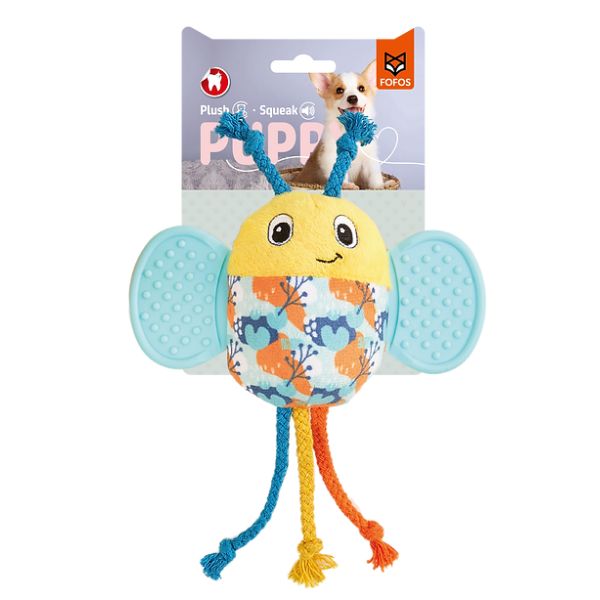 פופוס FOFOS צעצוע פרווה לגורי כלבים - דבורה