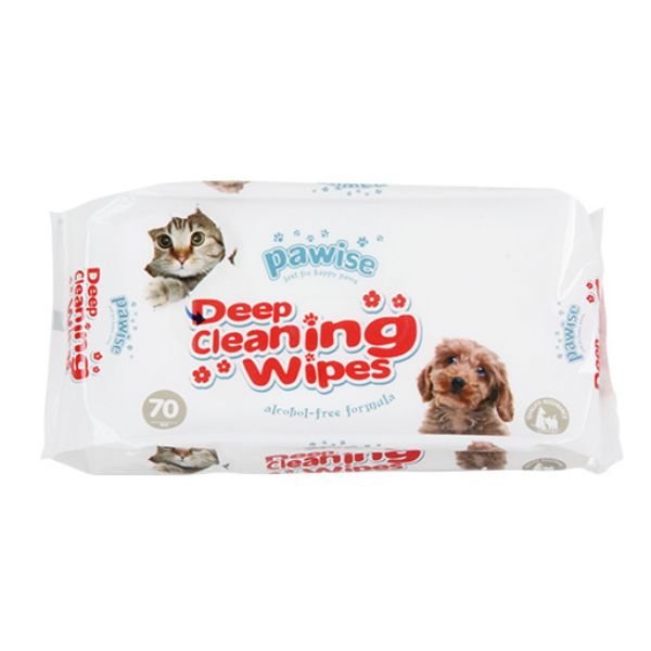 פאו וייז מגבונים איכותיים ללא בישום לכלבים וחתולים