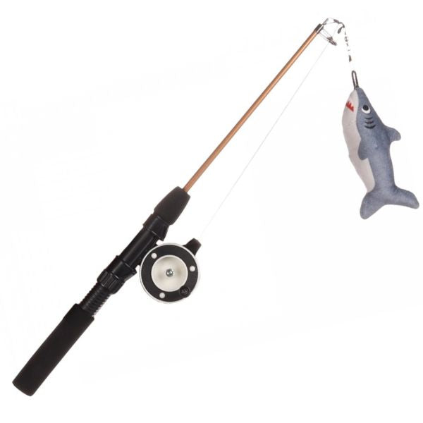 חכה מתארכת לחתול עם פתיון כריש FLAMINGO