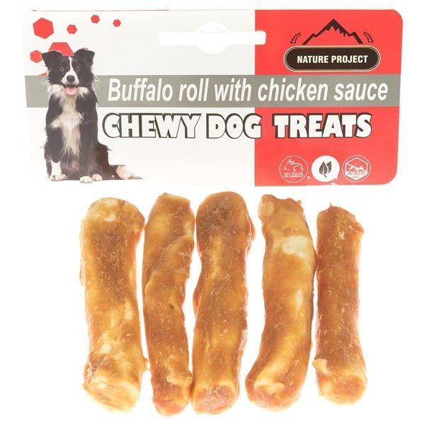 פטסלנד סיגר עור באפלו טוויסט בציפוי רוטב - 5 יחידות