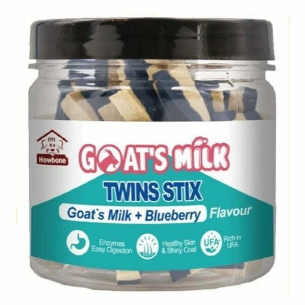 מקלות חלב עיזים HowBone צנצנת - מועשר אוכמניות - 220 גרם