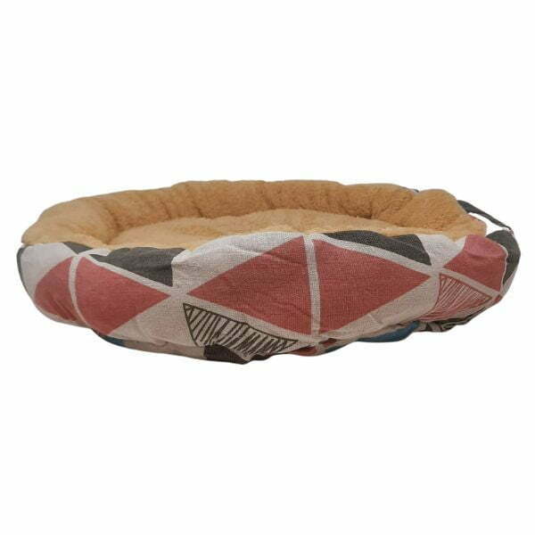 מיטה לכלבים קטנים, גורים וחתולים 40 ס"מ- משולשים