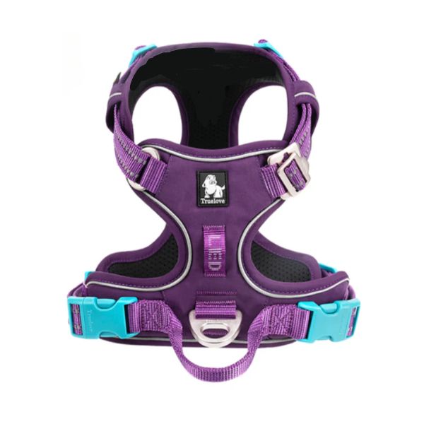 רתמה מלאה מרופדת טרו לאב True Love *דגם משופר* סגול- L