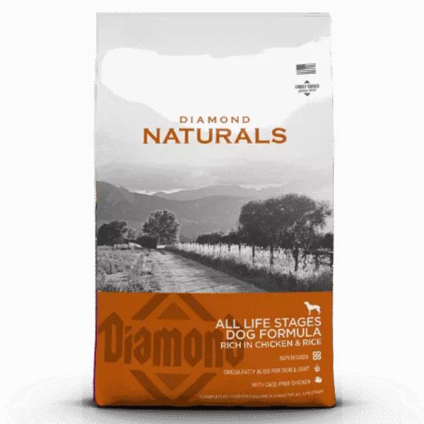 דיימונד נטורלס עוף ואורז - 15 ק"ג