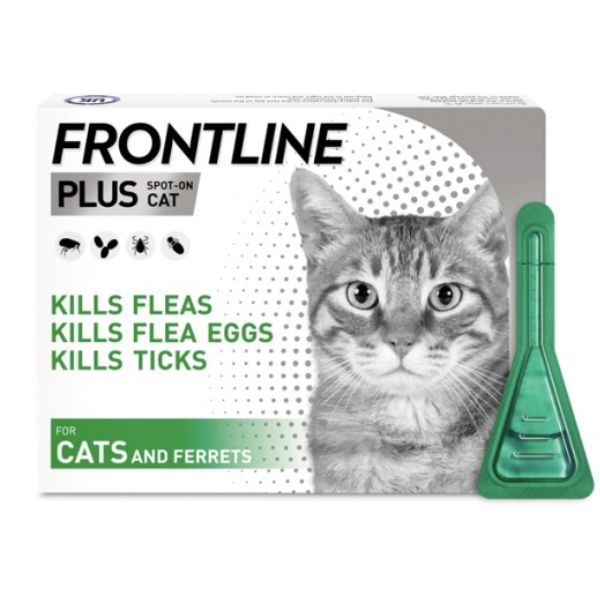 פרונטליין אמפולות לחתול עד 8 ק''ג