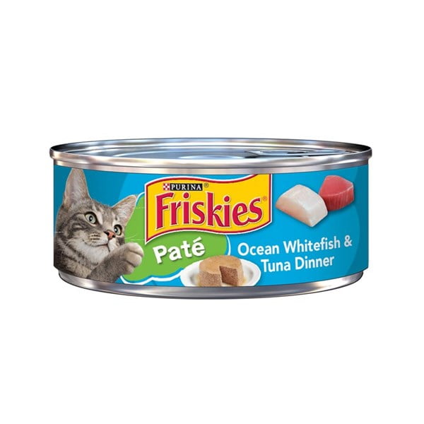 פריסקיז שימורים לחתולים פטה דגי אוקיינוס וטונה - 156 גרם