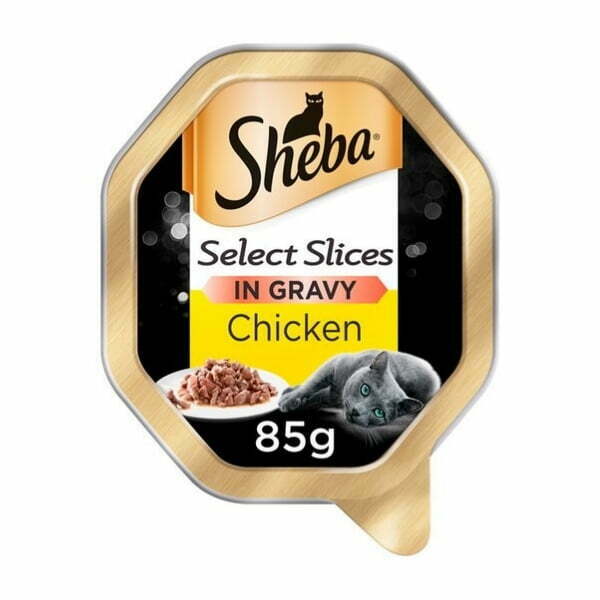 מעדן שיבא נתחי עוף לחתול 85 גרם