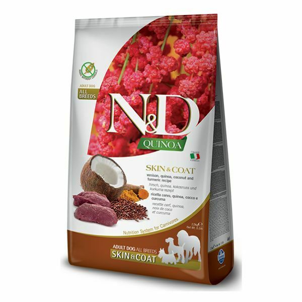 ND נטורל אנד דלישס צבי, קינואה וכורכום עור ופרווה- 7 ק"ג