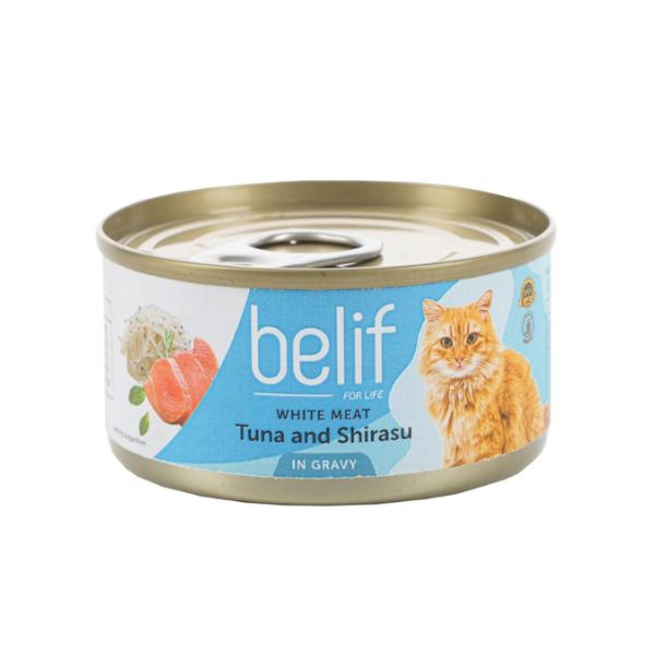 belif בליף מעדן טונה ושירסו ברוטב - 80 גרם