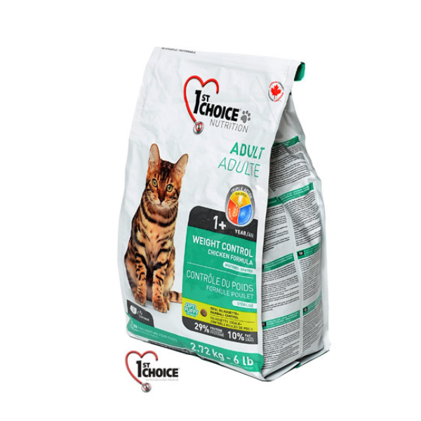 First choice, פירסט צויס אוכל לייט לחתול בעל משקל עודף - 5.44 ק"ג