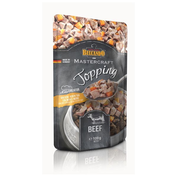 בלקנדו מאסטרקראפט טופינג 100% בקר וגזר 100 גרם