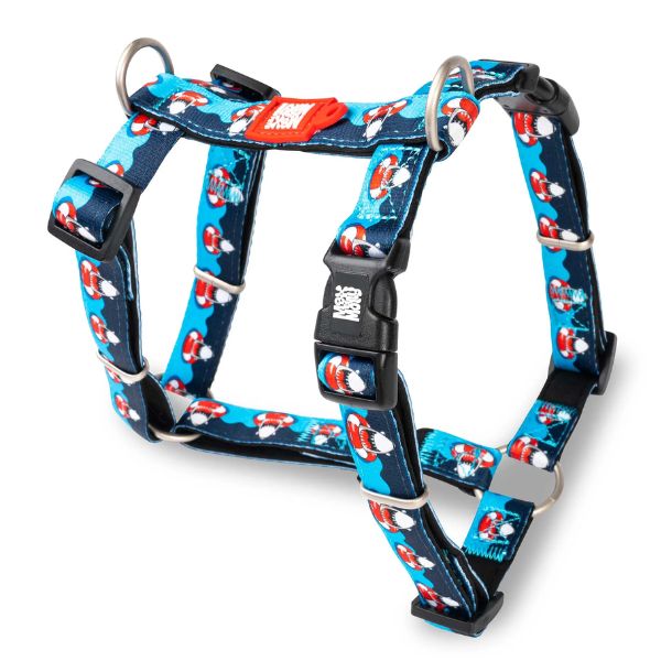 מקס אנד מולי רתמה מרופדת - כרישים