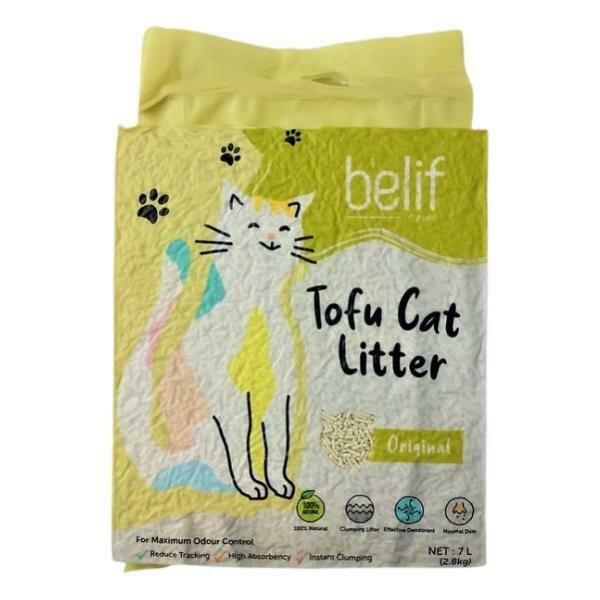 Belif חול מתגבש טבעי מטופו בניחוח טבעי - 7 ליטר