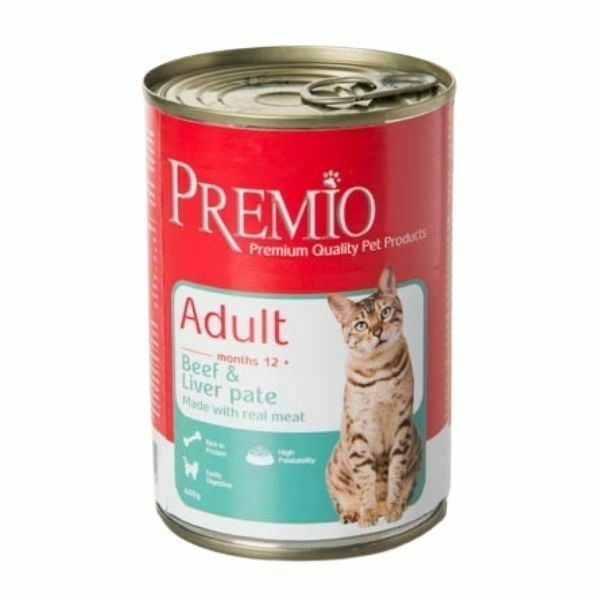 פרמיו בקר וכבד שימורים פטה לחתולים - 400 גרם