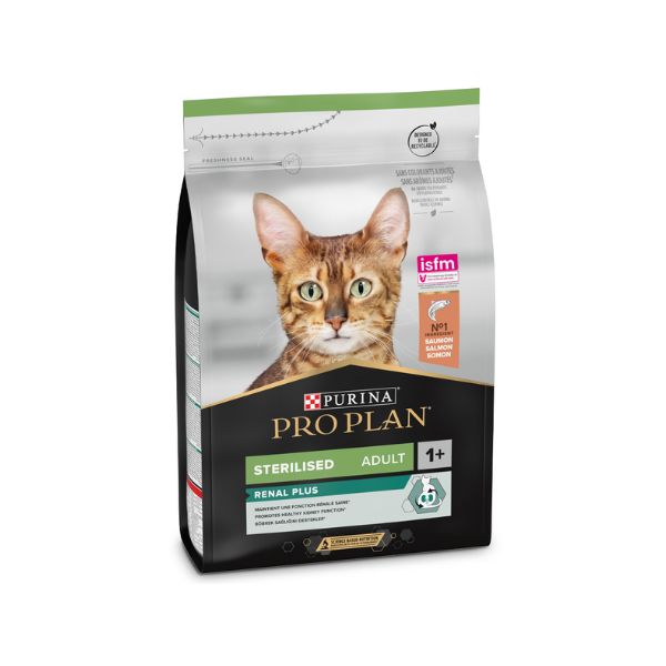 פרו פלאן STERILISED מסורס/ מעוקר עשיר בבשר סלמון - 3 ק"ג