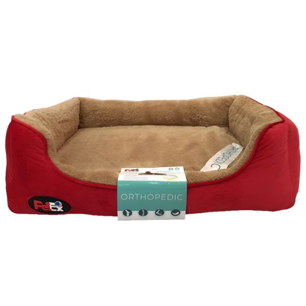 פטקס מיטה אורטופדית Petex - אדום