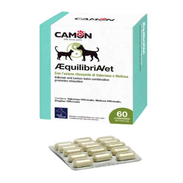 קמון Camon קפסולות טבעיות להרגעת כלבים וחתולים על בסיס צמח הוולרייאן