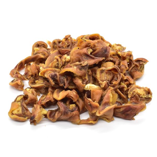 אוזני חזיר חתוכות 100% טבעי אריזת חסכון - 1150 גרם