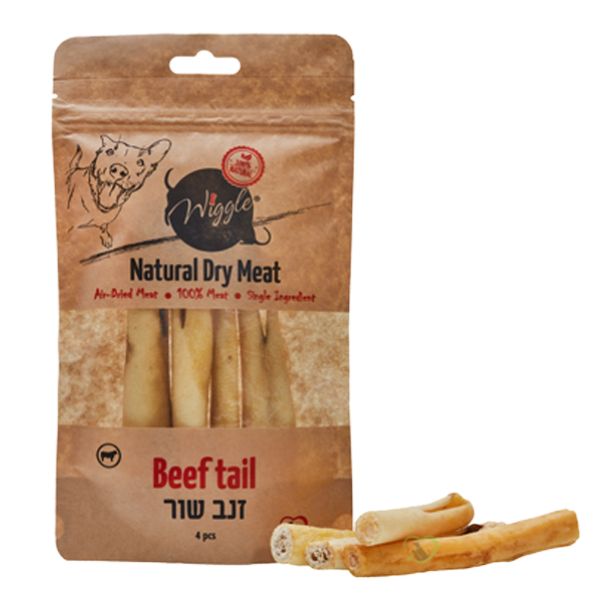 וויגל זנב בקר 100% חטיף טבעי לכלבים