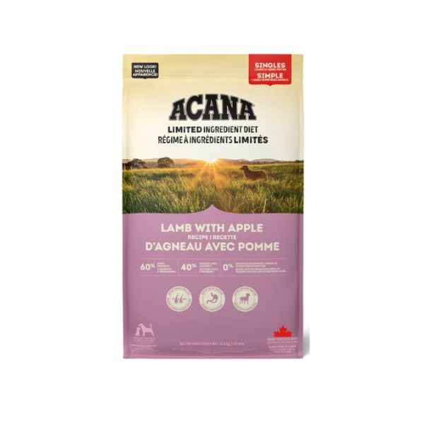 אקאנה סינגלס כבש ותפוח - 2 ק"ג
