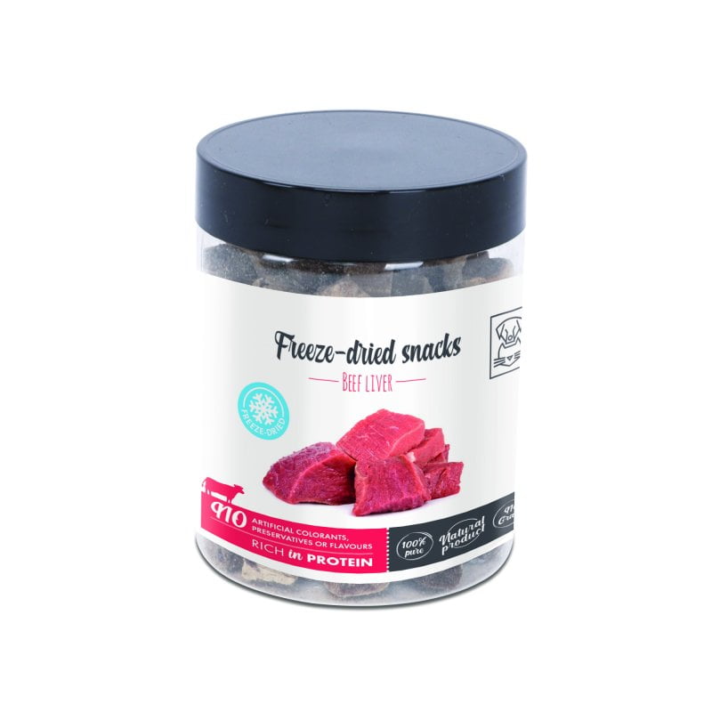 אמפט קוביות כבד בקר מיובשות בהקפאה - 40 גרם