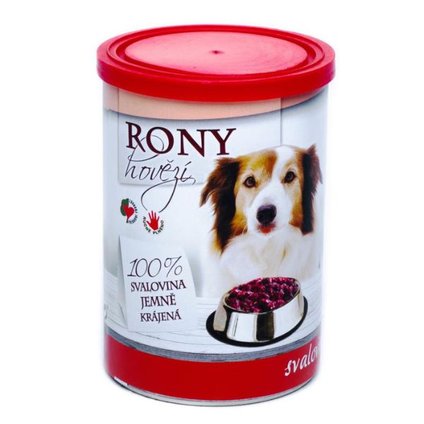 Falco Rony מזון רטוב בשימורים שריר בקר קצוץ - 400 גרם