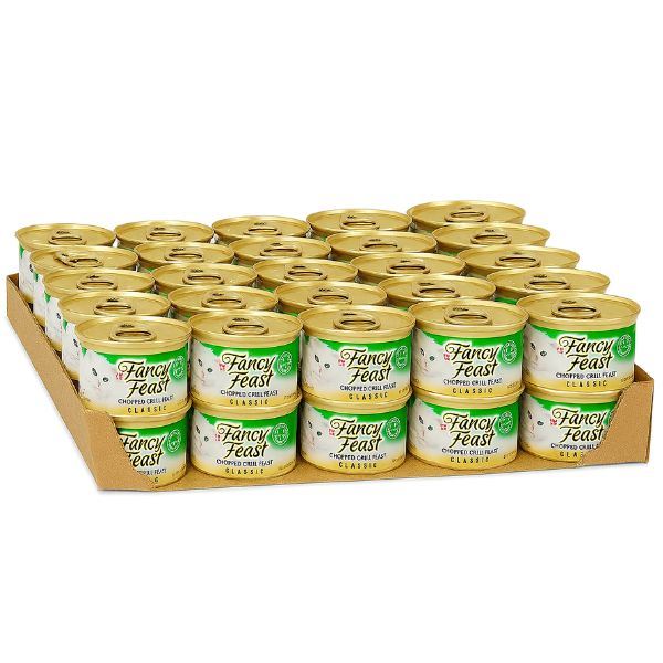 מגש פנסי פיסט מעדן גריל קצוץ פטה לחתולים 85 גרם - 24 יחידות