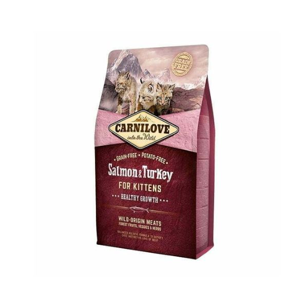 קרנילאב סלמון והודו לחתולים גורים 2 ק"ג