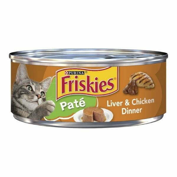 פריסקיז שימורים לחתולים פטה כבד ועוף 156 גרם