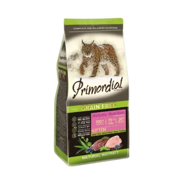 פרימורדיאל חתולים מעוקרים/מסורסים ללא דגנים הודו הרינג - 2 ק"ג