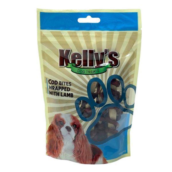 Kelly's קליס רצועות דג קוד וכבש - 100 גרם